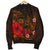 Polynesian Hawaii Men's Bomber Jacket - Humpback Whale with Hibiscus (Golden) - Polynesian Pride