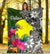 Palau Premium Blanket - Turtle Plumeria Banana Leaf - Polynesian Pride