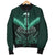 Maori Manaia New Zealand Men Bomber Jacket Turquoise - Polynesian Pride