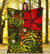 Hawaii Lauhala Hibiscus Polynesian Tropical Reggae Premium Blanket - Wake Style - AH - Polynesian Pride