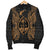 Guam Polynesian Men's Bomber Jacket Map Gold - Polynesian Pride