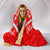 Hawaiian Santa Claus Mele Kalikimaka Hooded Blanket - Red - Farah Style - AH - Polynesian Pride