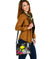 Palau Shoulder Handbag - Turtle Plumeria Banana Leaf - Polynesian Pride