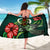 Vanuatu Polynesian Sarong - Green Turtle Hibiscus - Polynesian Pride