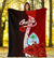 Guam Polynesian Premium Blanket - Coat Of Arm With Hibiscus - Polynesian Pride