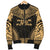 Wallis And Futuna Polynesian Chief Men's Bomber Jacket - Gold Version - Polynesian Pride