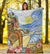 Hawaii The Girl Surfing Wave Premium Blanket - Polynesian Pride