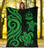 Vanuatu Premium Blanket - Green Tentacle Turtle - Polynesian Pride