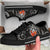 Polynesian Hawaii Low Top Shoe - Black Plumeria - Polynesian Pride