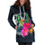 Pohnpei Micronesia Women's Hoodie Dress - Tropical Flower - Polynesian Pride