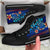 Kosrae High Top Shoes Blue - Vintage Tribal Mountain - Polynesian Pride