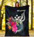 Kosrae Micronesia Premium Blanket - Tropical Flower - Polynesian Pride