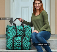 Polynesian Tradition Turquoise Hawaii Travel Bag - Polynesian Pride