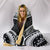 Polynesian Hooded Blankets - American Samoa Coat Of Arm With Poly Patterns - Polynesian Pride