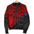 Cook Islands Polynesian Bomber Jacket (Men) - Red Turtle - Polynesian Pride