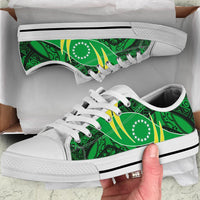 Cook Islands Low Top Shoe - Symmetrical Lines - Polynesian Pride