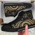 Cook Islands High Top Canvas Shoe - Gold Tentacle Turtle - Polynesian Pride