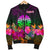 Tahiti Men's Bomber Jacket - Summer Hibiscus - Polynesian Pride