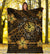 Hawaii Mix Polynesian Turtle Plumeria Premium Blanket - AH - Nick Style - Brown - Polynesian Pride