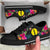 New Caledonia Low Top Shoe - Hibiscus Polynesian Pattern - Polynesian Pride