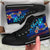 Wallis and Futuna Custom Personalised High Top Shoes Blue - Vintage Tribal Mountain - Polynesian Pride