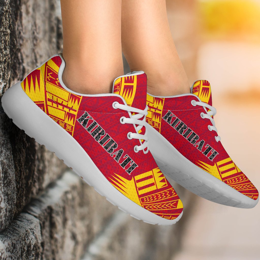 Kiribati Sport Sneakers - Polynesian Tattoo Flag - Polynesian Pride
