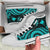 Papua New Guinea High Top Canvas Shoes - Turquoise Tentacle Turtle - Polynesian Pride