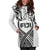 Fiji Rugby Women Hoodie Dress Polynesian Waves Style - Polynesian Pride