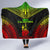 New Caledonia Polynesian Chief Hooded Blanket - Reggae Version - Polynesian Pride