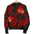 Polynesian Hawaii Men Bomber Jacket - Red Plumeria RED - Polynesian Pride