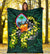 Guam Polynesian Premium Blanket - Ti Leaf Lei Turtle - Polynesian Pride