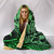 Hawaii Turtle Polynesian Green Hooded Blanket - Polynesian Pride