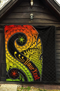 Guam Personalised Premium Quilt - Guam Polynesian Decorative Patterns - Polynesian Pride