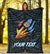 Fiji Personalised Premium Blanket - Fiji In Me (Blue) - Polynesian Pride