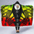 Niue Hooded Blanket - Polynesian Tattoo Reggae - Polynesian Pride