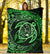 Hawaiian Turtle Polynesian Green Premium Blanket - Polynesian Pride