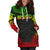 Society Islands Women's Hoodie Dress - Polynesian Reggae Chief - Polynesian Pride