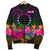 Cook Islands Personalised Polynesian Men's Bomber Jacket - Summer Hibiscus - Polynesian Pride