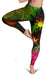 The Philippines Polynesian Personalised Women's Leggings - Hibiscus and Banana Leaves - Polynesian Pride