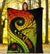 Guam Premium Blanket - Guam Polynesian Decorative Patterns - Polynesian Pride