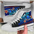 Nauru High Top Shoes Blue - Vintage Tribal Mountain - Polynesian Pride