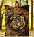 Hawaiian Turtle Polynesian Gold Premium Blanket - Polynesian Pride