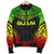 Guam Polynesian Chief Men's Bomber Jacket - Reggae Version - Polynesian Pride