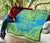 Palau Premium Quilt - Palau Seal Polynesian Chief BLue Version - Polynesian Pride