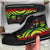 Vanuatu High Top Canvas Shoes - Reggae Tentacle Turtle - Polynesian Pride