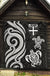 Fiji Polynesian Premium Quilt - White Tentacle Turtle - Polynesian Pride