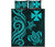 Wallis and Futuna Quilt Bed Set - Turquoise Tentacle Turtle - Polynesian Pride