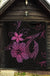 Hawaii Fish Hook Hibiscus Premium Quilt Pink - Polynesian Pride