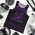 New Zealand Rugby Men's Tank Top Maori Haka - Silver Fern (Purple) Purple - Polynesian Pride