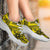 Polynesian Plumeria Mix Yellow Black Chunky Sneakers - Polynesian Pride